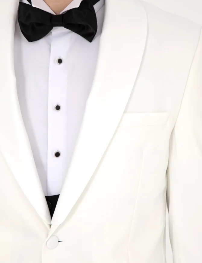WHITE GROOM TUXEDO - Image 7