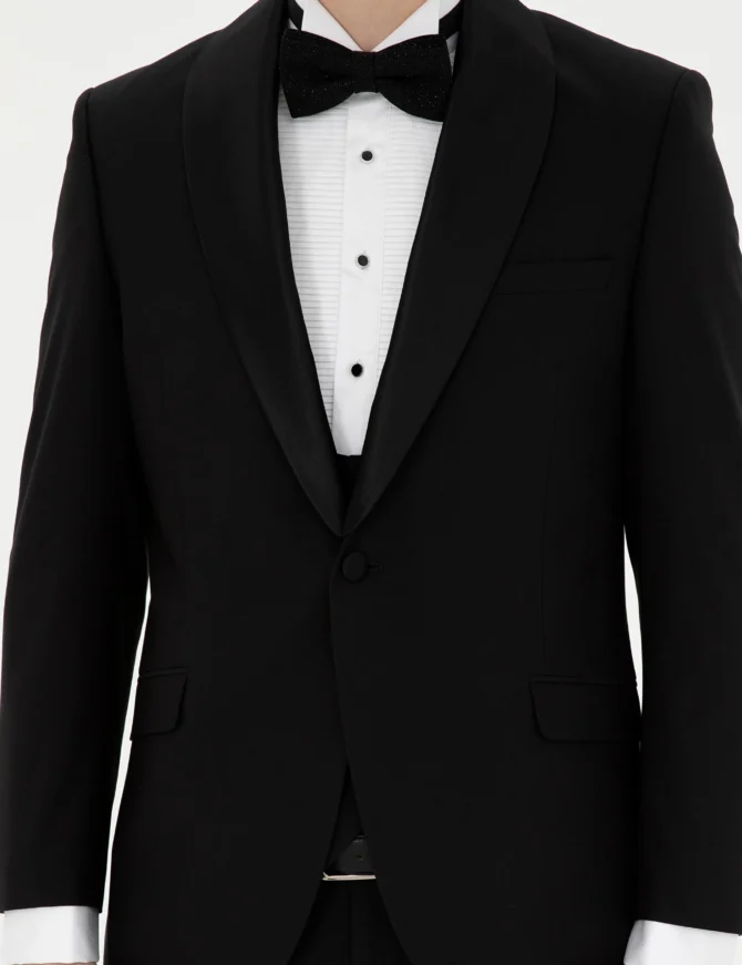 BLACK GROOM TUXEDO - Image 8