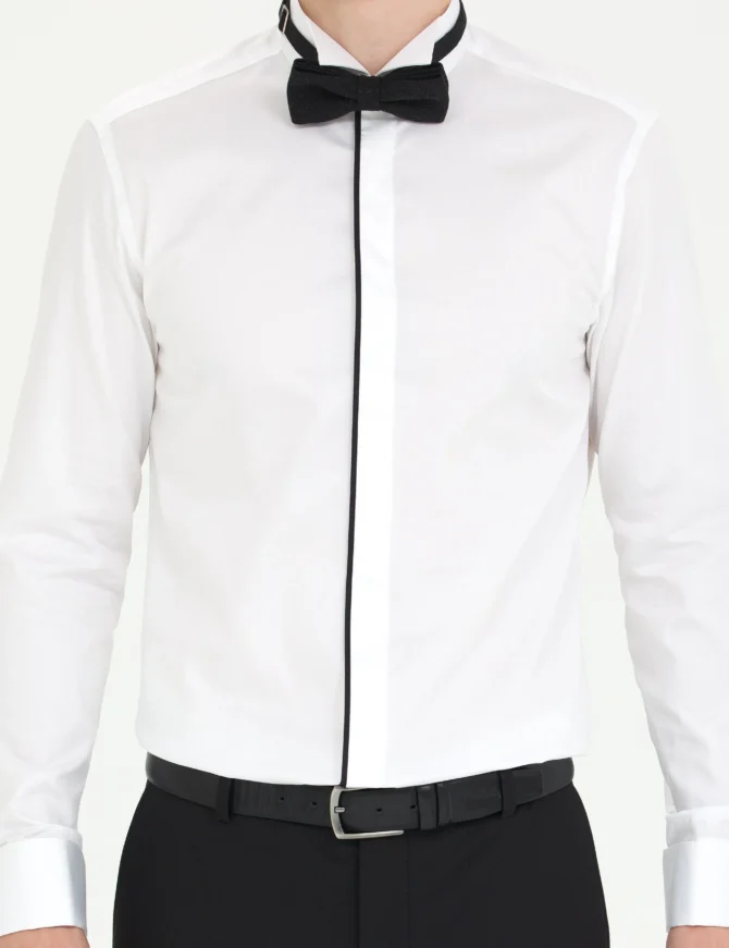WHITE TUXEDO SHIRT - Image 7