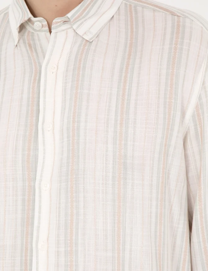 GREEN LINEN SHIRT - Image 7