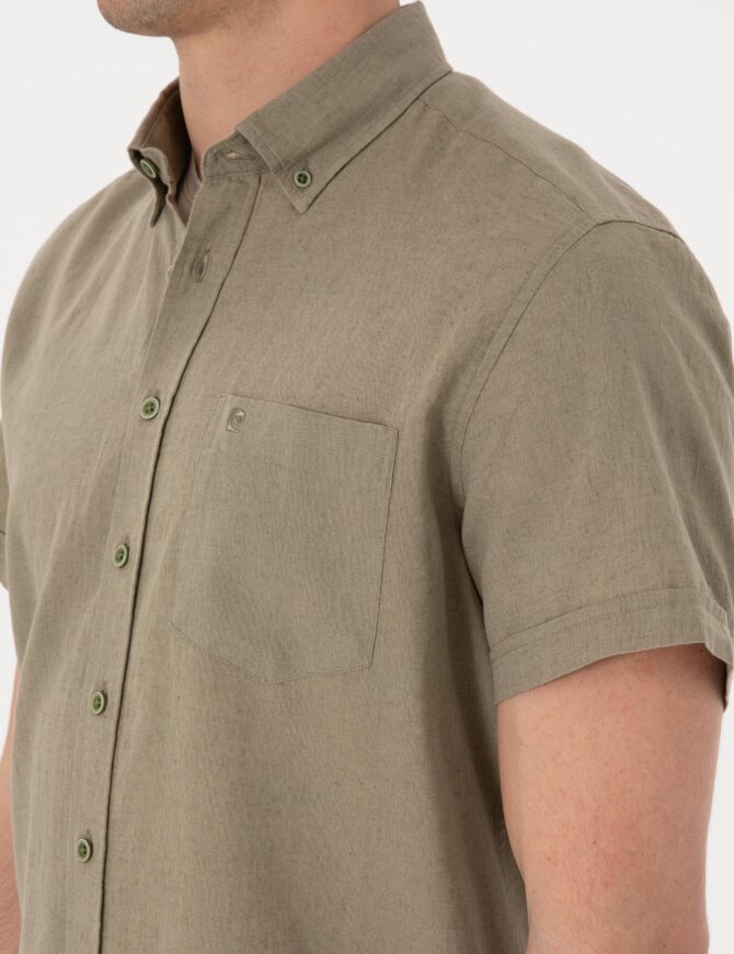 GREEN SHORT SLEEVE SHIRT - Image 7