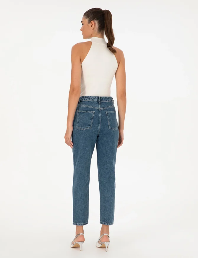 WOMAN BLUE PEARL JEANS - Image 4
