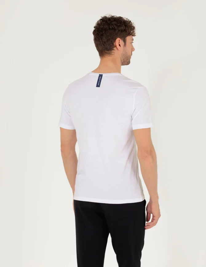 WHITE PRINTED T-SHIRT - Image 5