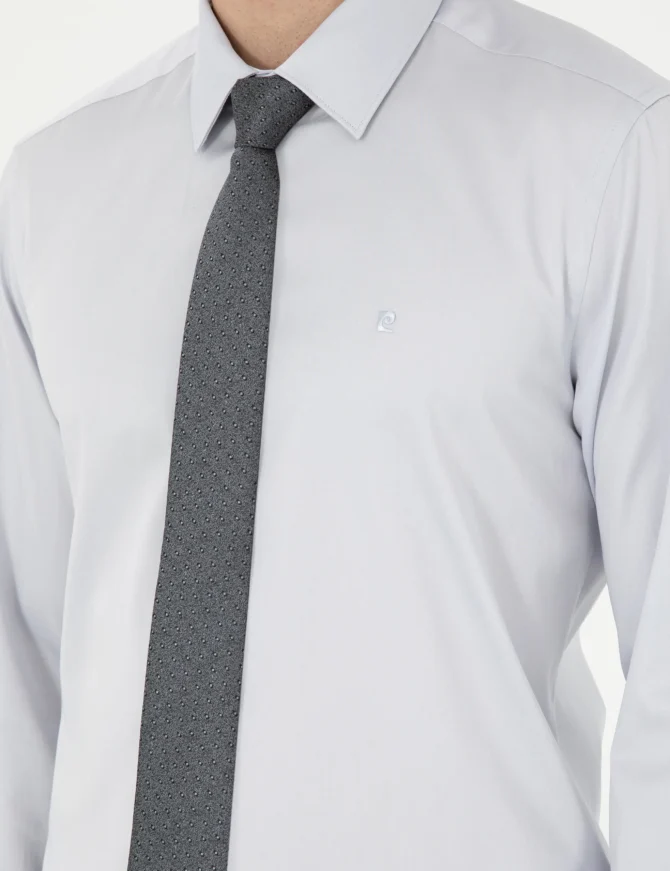 GRAY LONGSLEEVE CLASSIC SHIRT - Image 7