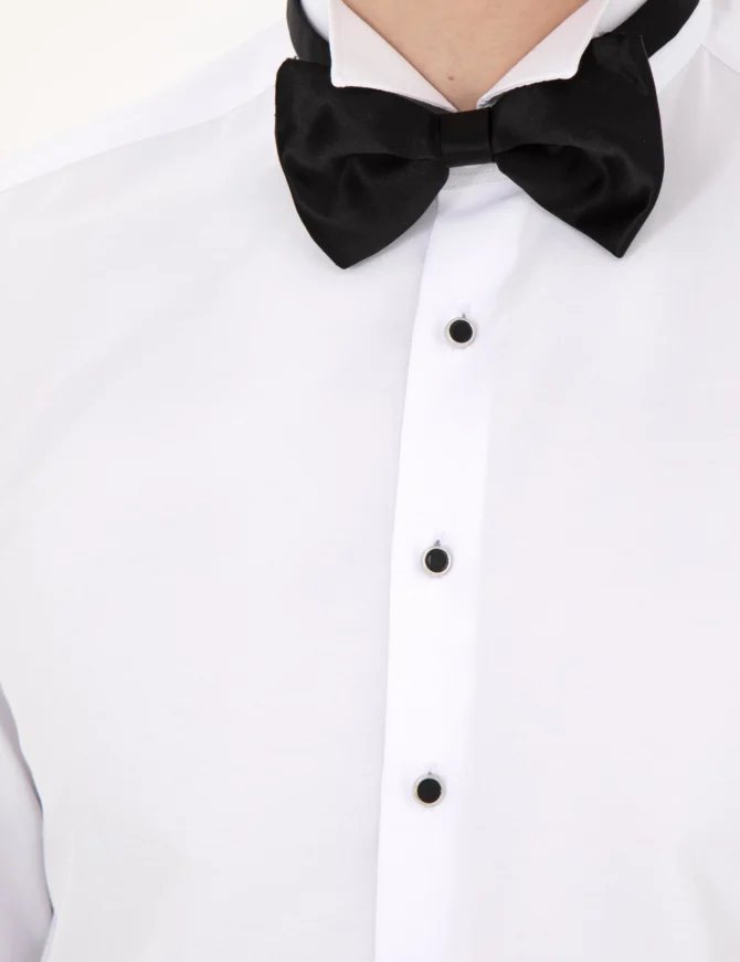 WHITE TUXEDO SHIRT - Image 7