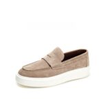 BLACK SUEDE SHOES - Beige