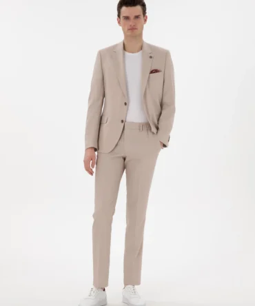 BEIGE SLIM SUIT