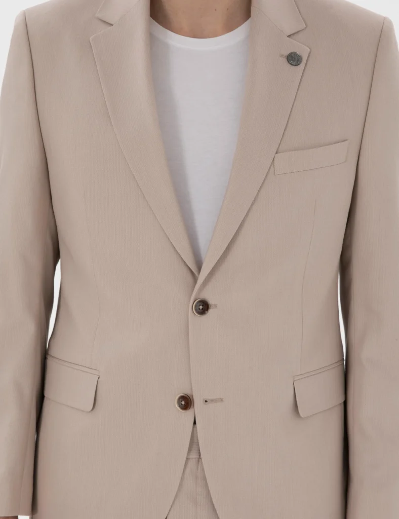BEIGE SLIM SUIT thumbnail 6