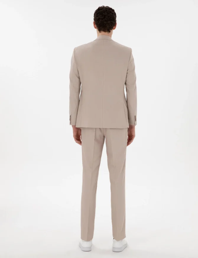 BEIGE SLIM SUIT - Image 5