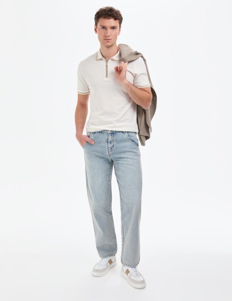 WHITE POLO T-SHIRT thumbnail 4
