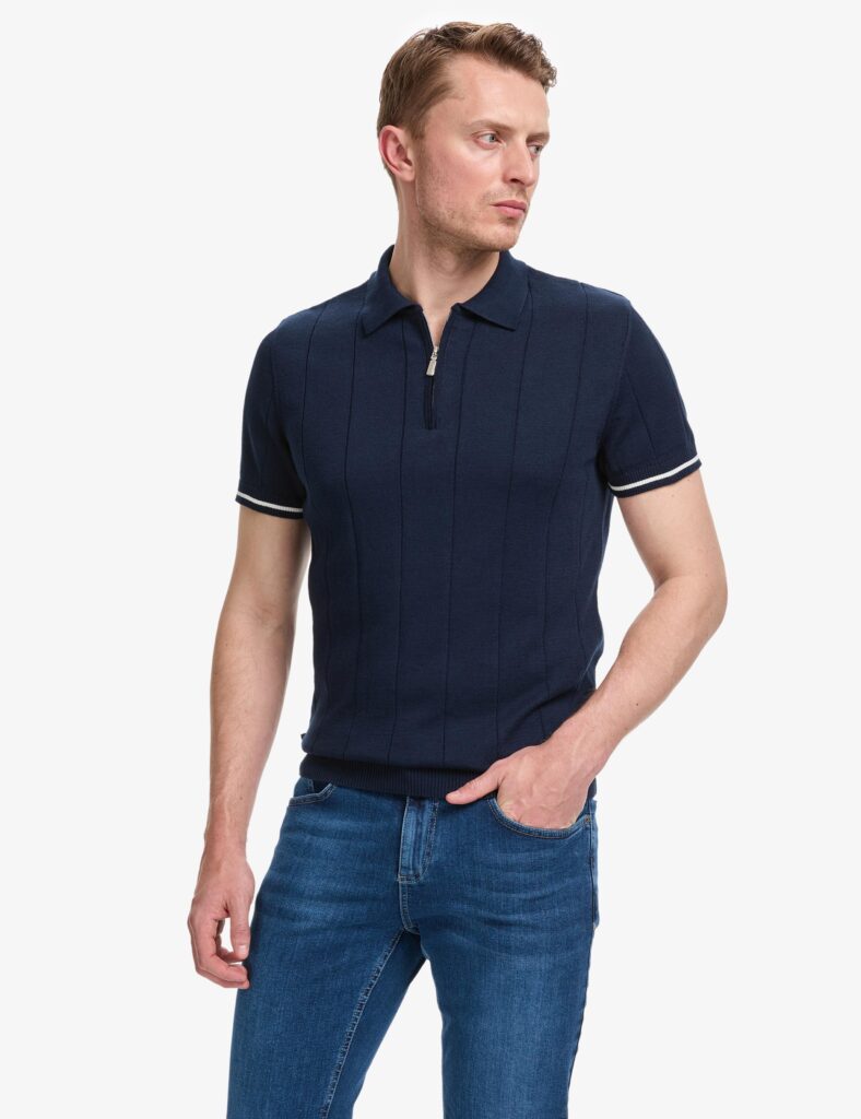 NAVY POLO T-SHIRT thumbnail 4