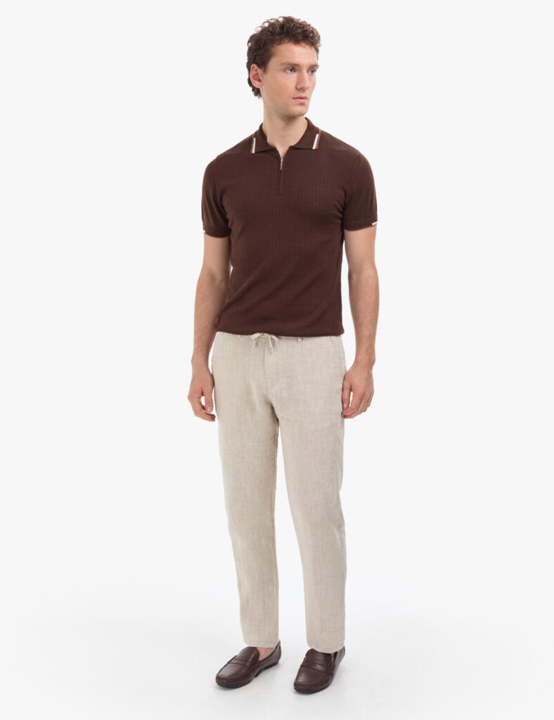 BROWN POLO T-SHIRT thumbnail 4
