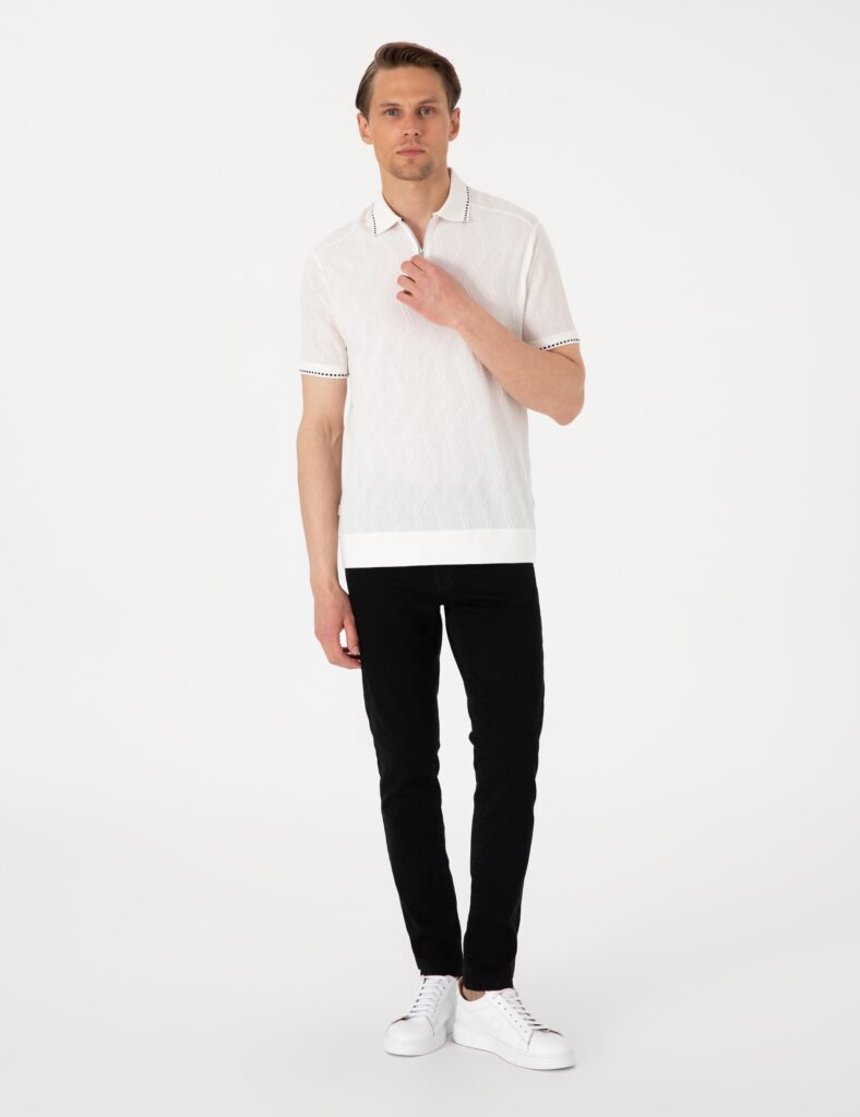 WHITE POLO T-SHIRT thumbnail 4