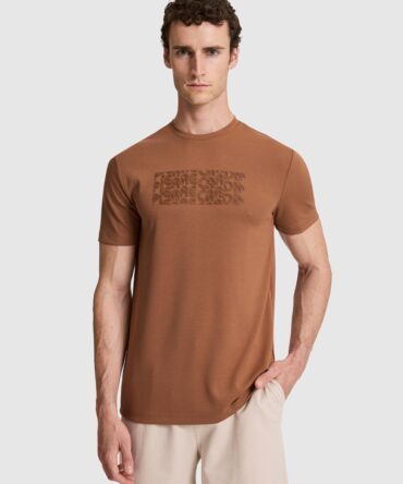 LIGHT BROWN T-SHIRT