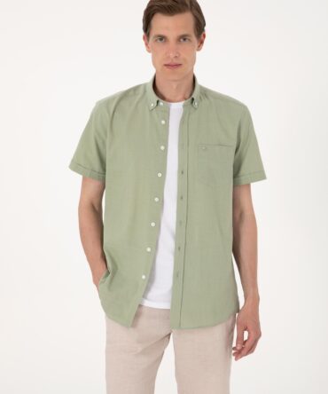GREEN SHORT SLEEVE SHIRT