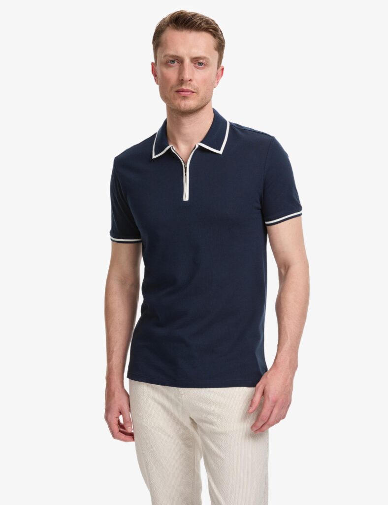NAVY POLO T-SHIRT thumbnail 3
