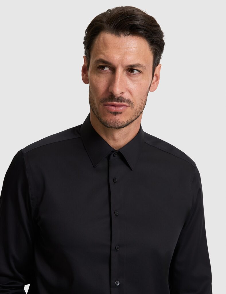 BLACK NON-IRON BASIC SHIRT thumbnail 2