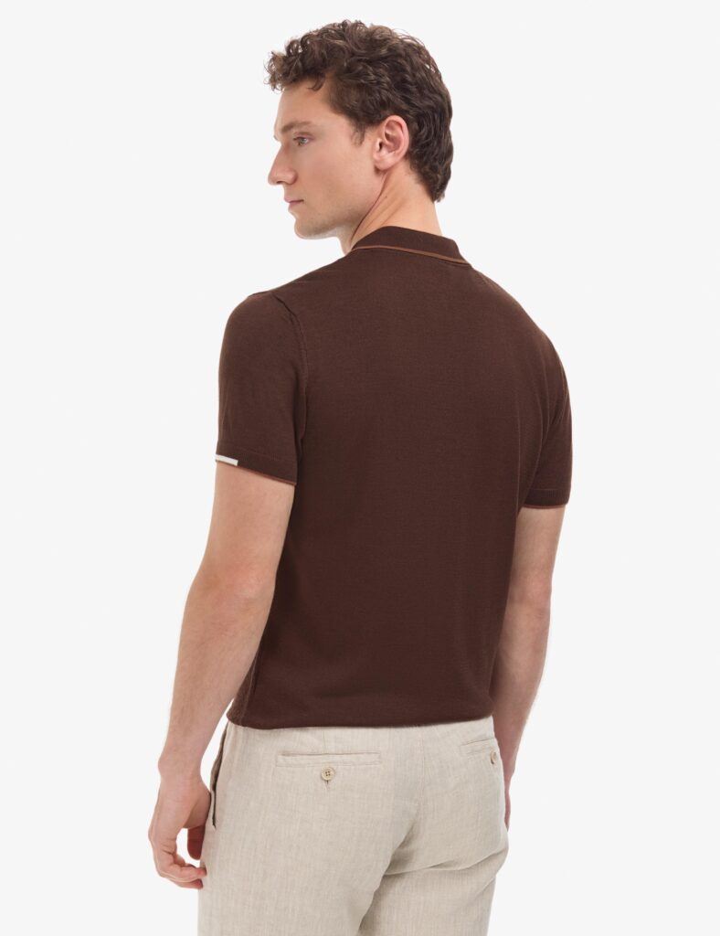 BROWN POLO T-SHIRT thumbnail 5