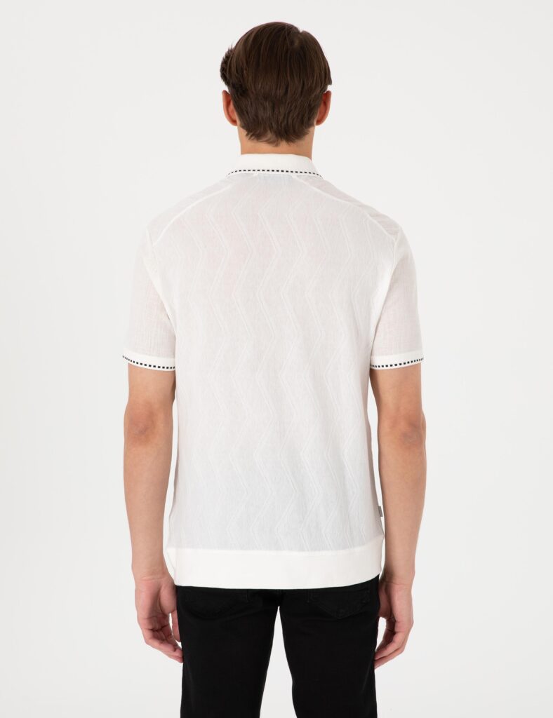 WHITE POLO T-SHIRT thumbnail 5