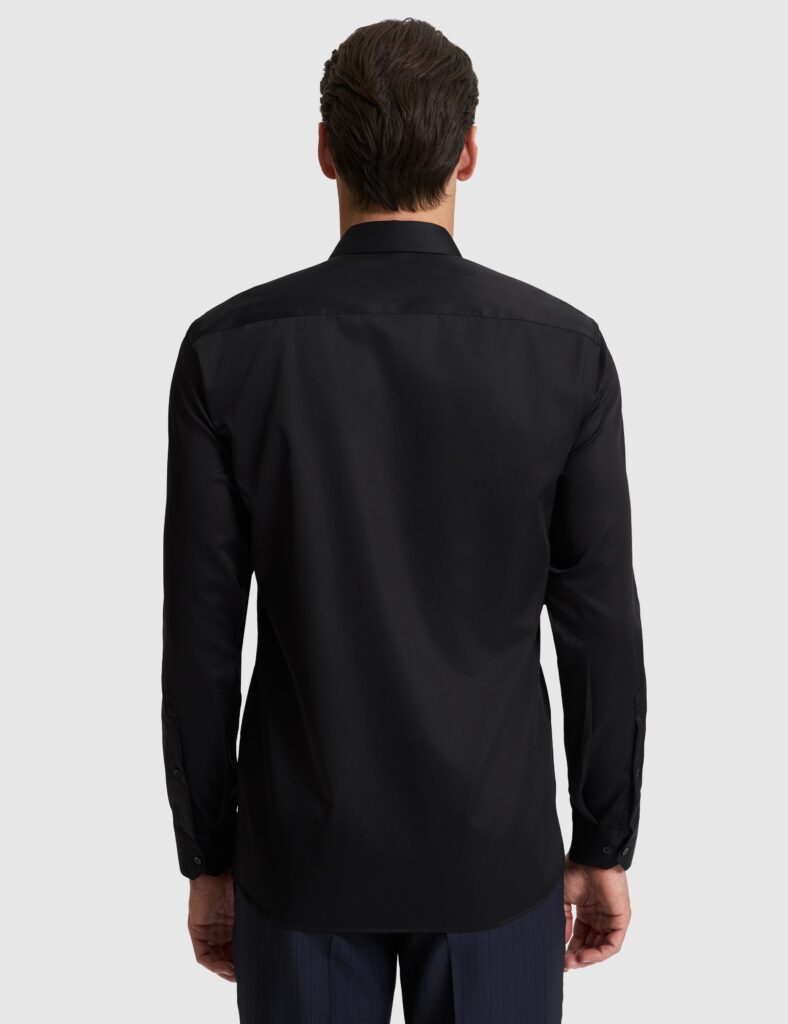 BLACK NON-IRON BASIC SHIRT thumbnail 5