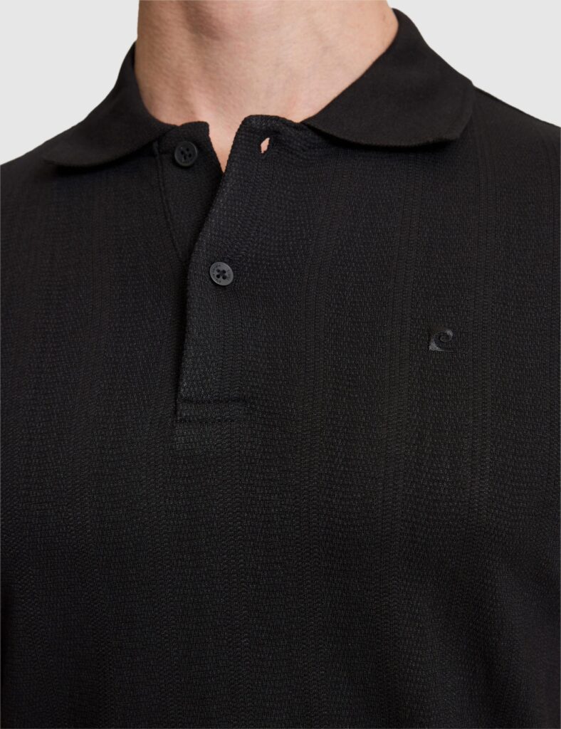 BLACK POLO T-SHIRT thumbnail 6