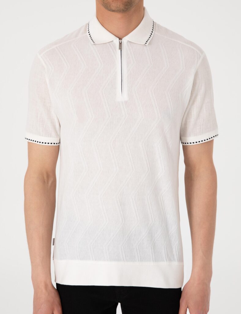 WHITE POLO T-SHIRT thumbnail 6