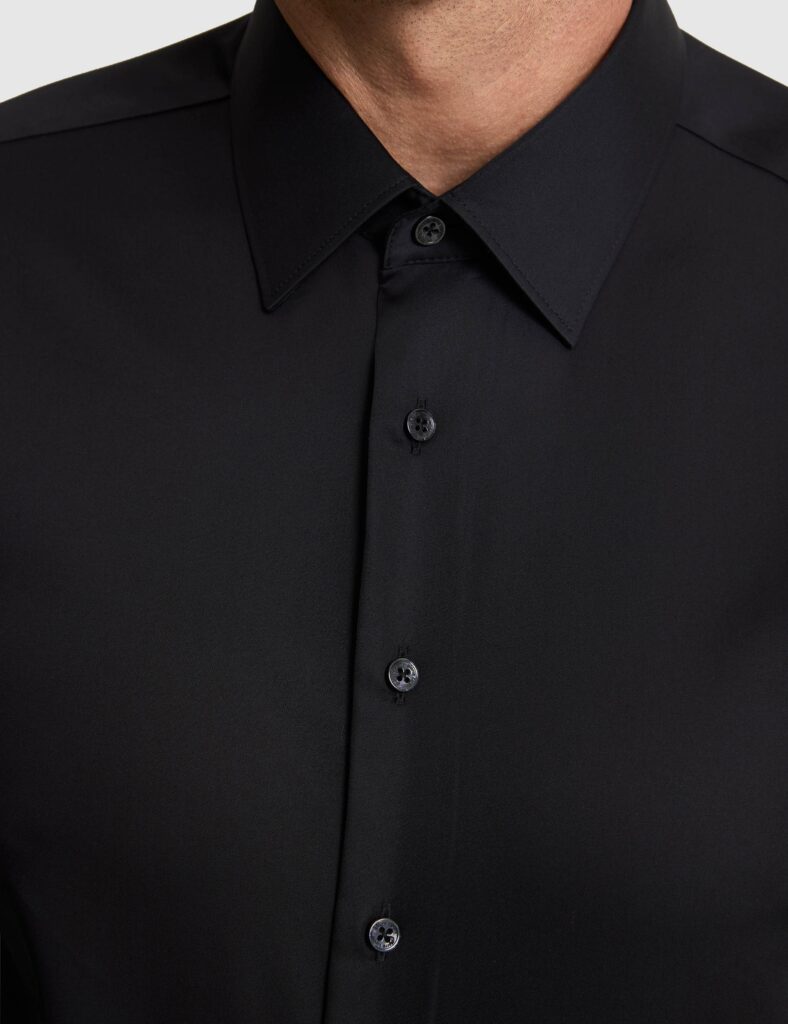 BLACK NON-IRON BASIC SHIRT thumbnail 6